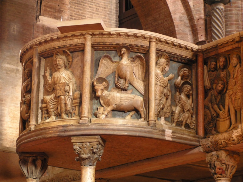 Terracotta pulpit